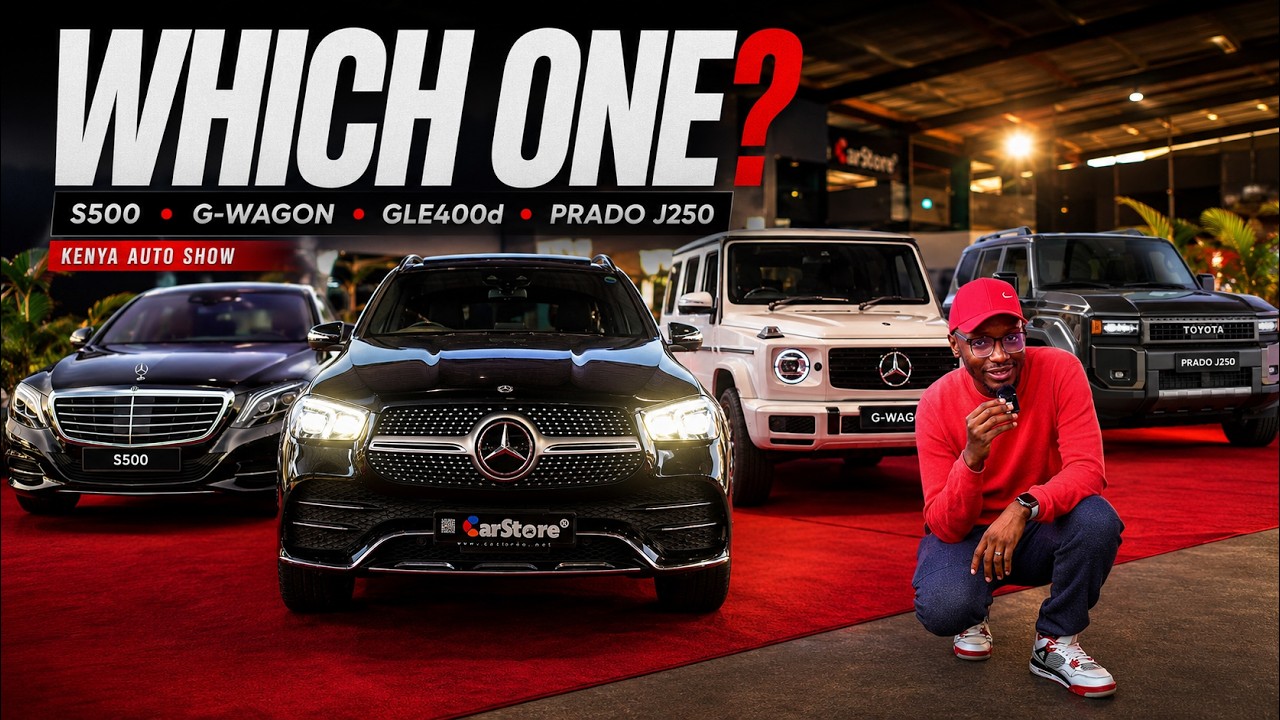 S500, G350d, GLE 400d, E220d and Prado J250: Kenya Buying Guide video thumbnail